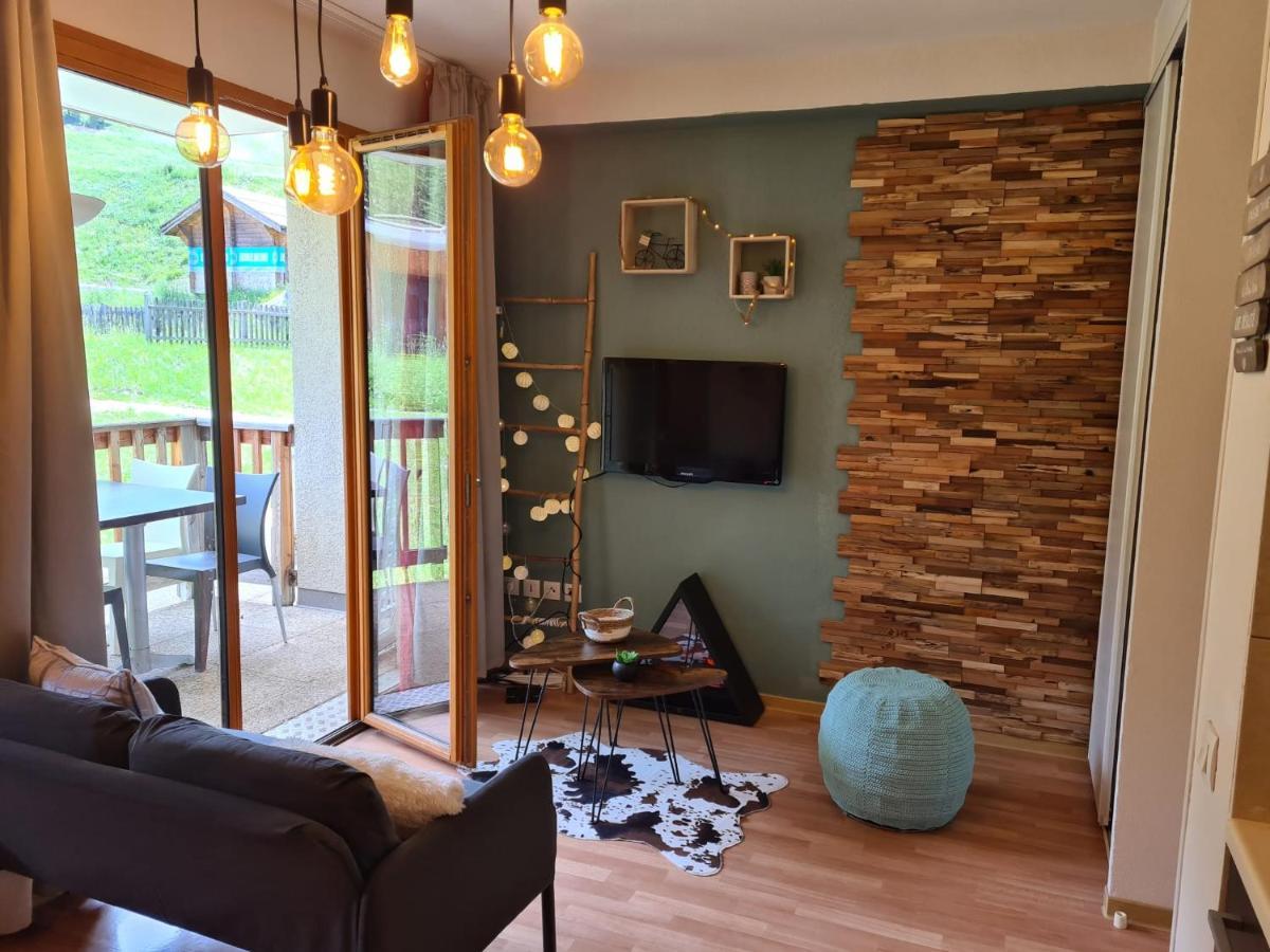 Les Orres 1800 Appartement 4 P Jacuzzi Balneo Prive Vue Piste Piscine Residence Bagian luar foto