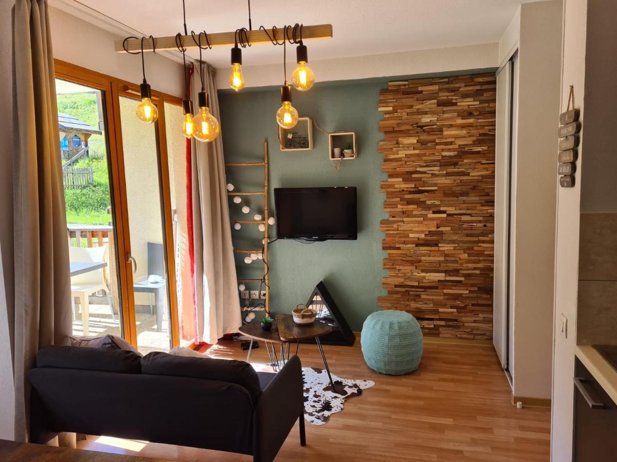 Les Orres 1800 Appartement 4 P Jacuzzi Balneo Prive Vue Piste Piscine Residence Bagian luar foto